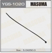 Хомут пластиковый MASUMA черный 5x250 (уп.50шт) MS_YGS-1020 / 35434