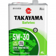 Масло моторное TAKAYAMA Safetec 5W30 SL/CF A3/B4 полусинтетика 4л 6056085 / 81092